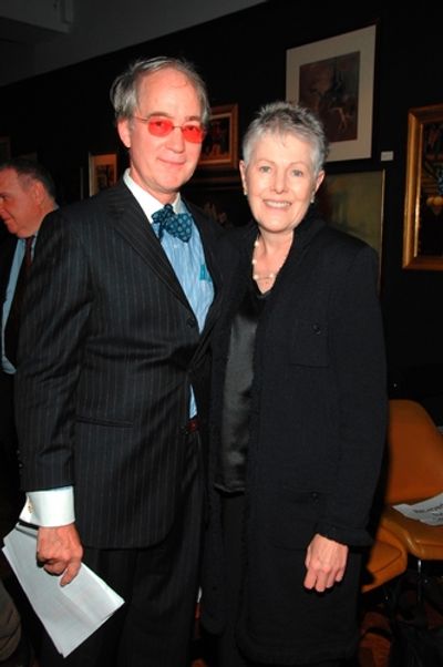 President of the National Arts Club, Aldon James alongside legendary actress, Lynn Re Photo