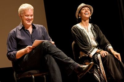 Tim Robbins and Suheir Hammad Photo