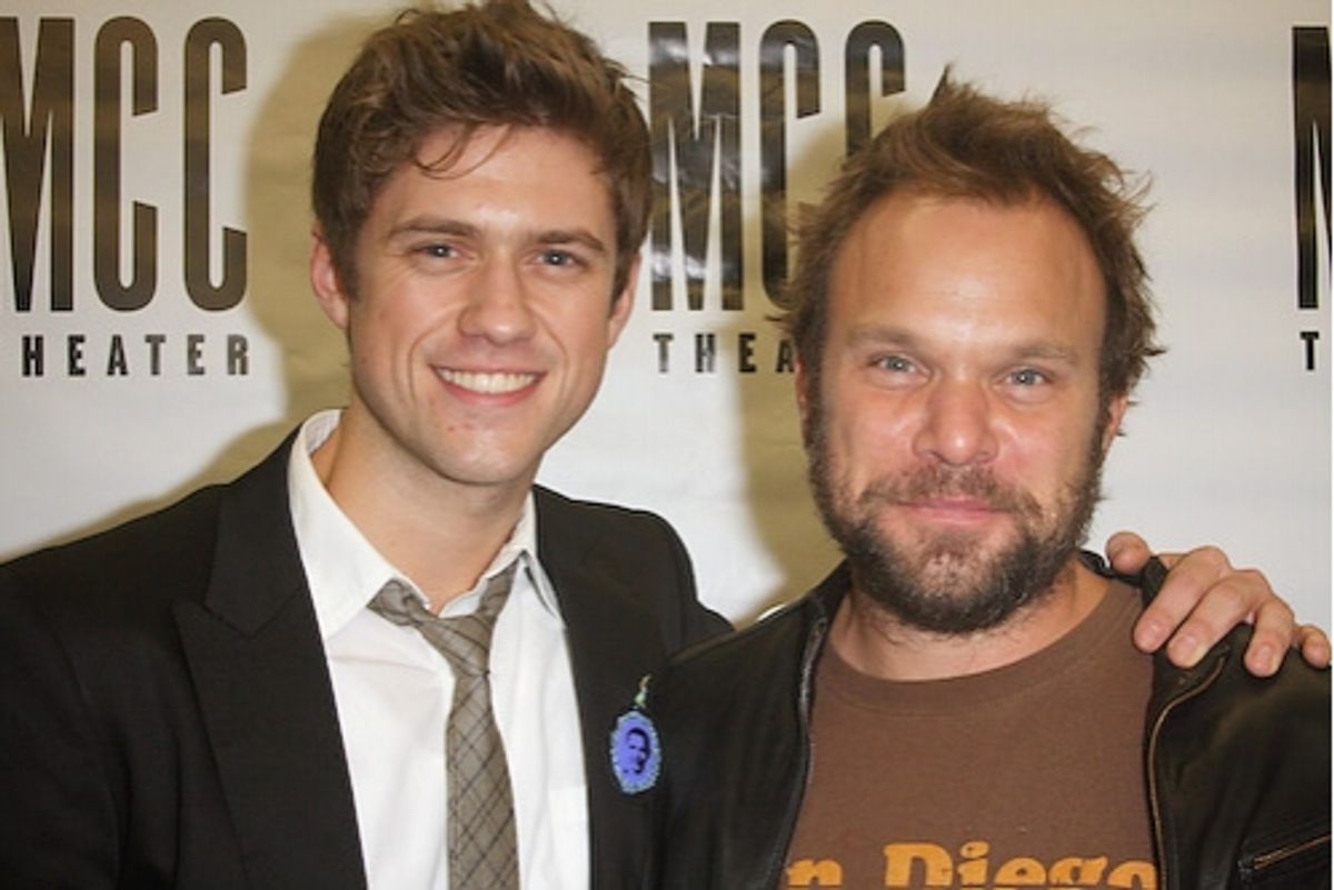 Aaron Tveit and Norbert Leo Butz
 at 