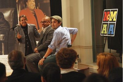 Junot Diaz and Lin-Manuel Miranda Photo