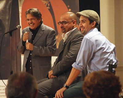 Junot Diaz and Lin-Manuel Miranda Photo