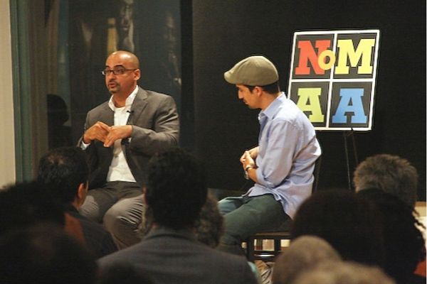 Junot Diaz and Lin-Manuel Miranda
 Photo