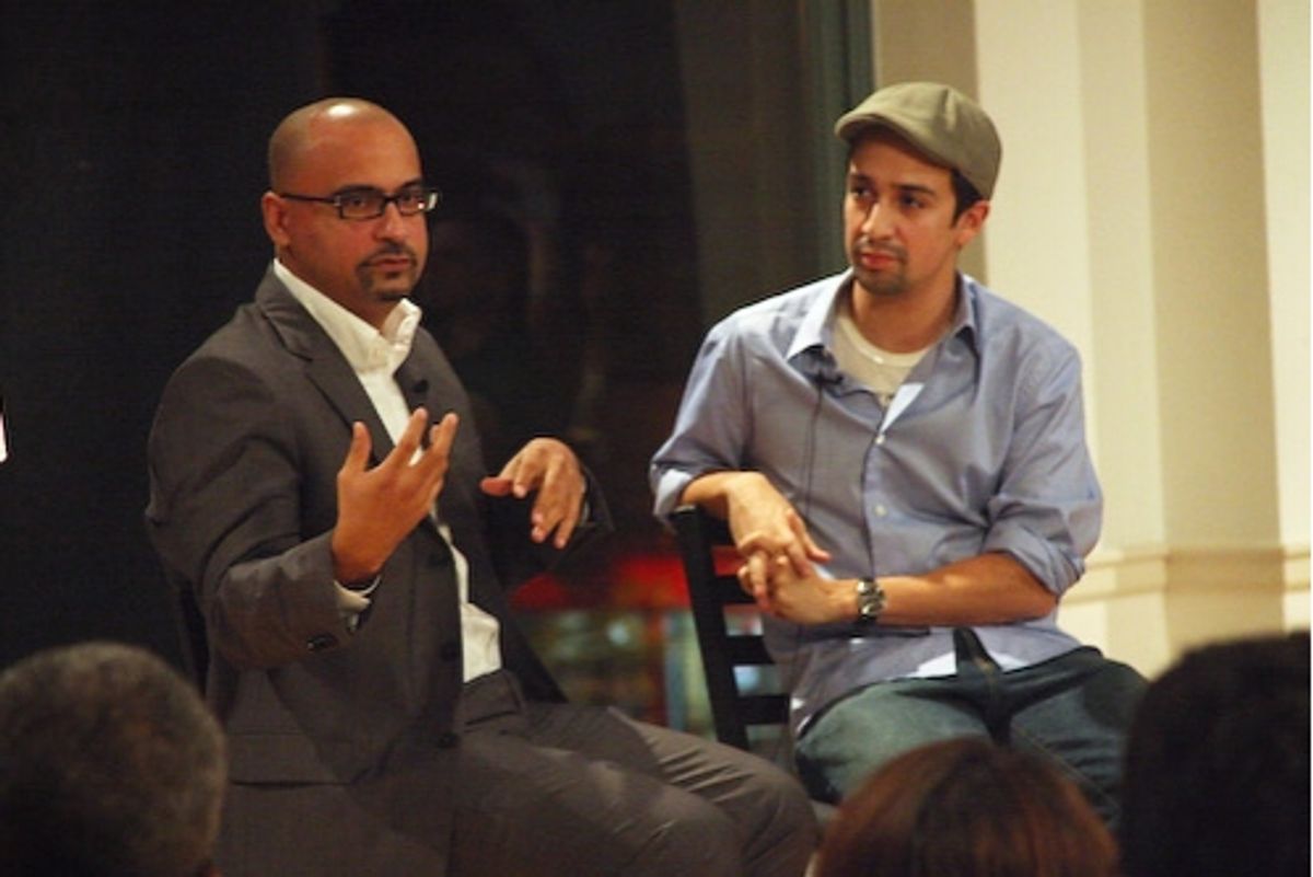 Junot Diaz and Lin-Manuel Miranda at 