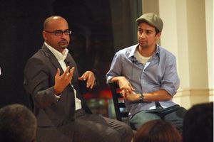 Junot Diaz and Lin-Manuel Miranda @ BroadwayWorld Junot Diaz and Lin-Manuel Miranda Photo