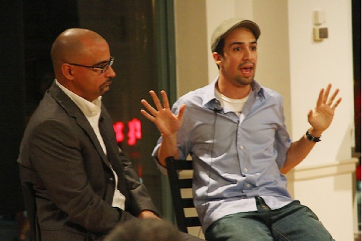 Junot Diaz and Lin-Manuel Miranda at 