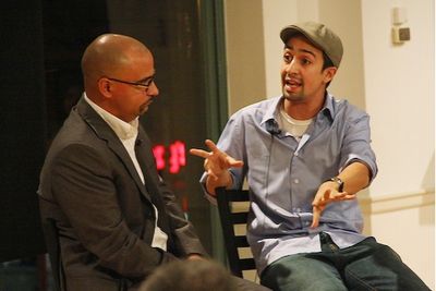 Junot Diaz and Lin-Manuel Miranda Photo