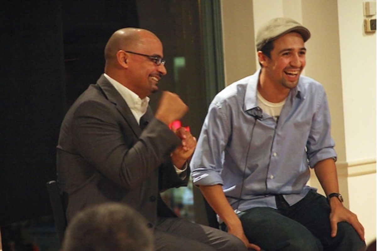 Junot Diaz and Lin-Manuel Miranda at 