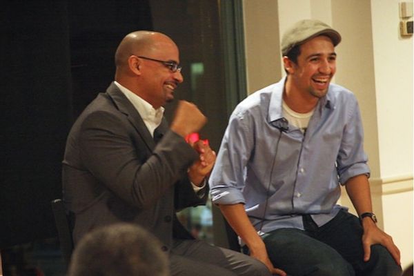 Junot Diaz and Lin-Manuel Miranda Photo