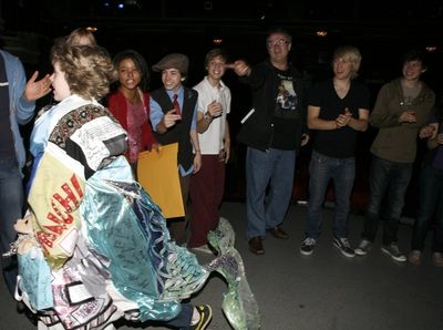 Eamon Foley and cast
 Photo