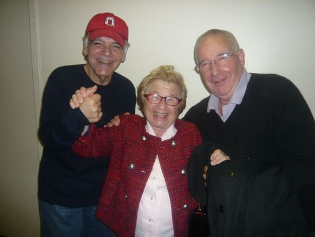 Ray DeMattis, Dr. Ruth Westheimer and Michael Tucker  at 