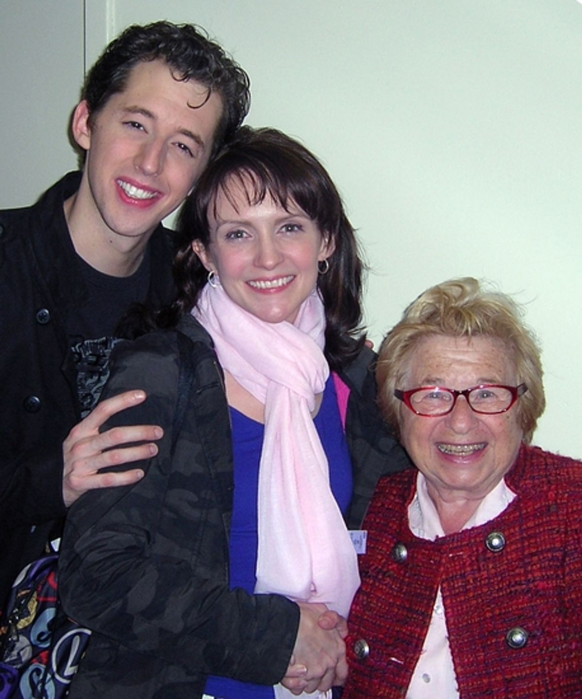 Josh Grisetti, Betsy DiLellio and Dr. Ruth Westheimer  at 