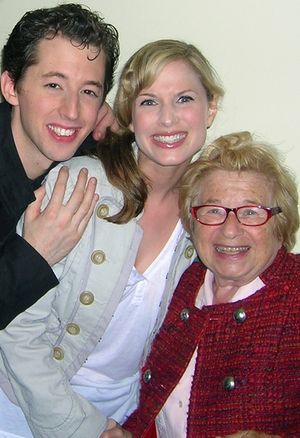 Josh Grisetti, Allison Spratt and Dr. Ruth Westheimer  Photo