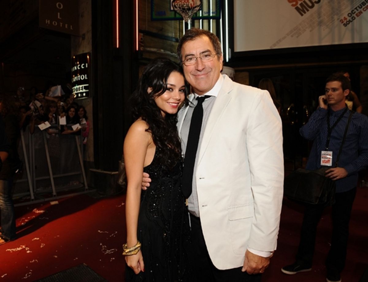 Vanessa Hudgens and Kenny Ortega at Disney's 'High School Musical 3' Opens in Madrid, Spain