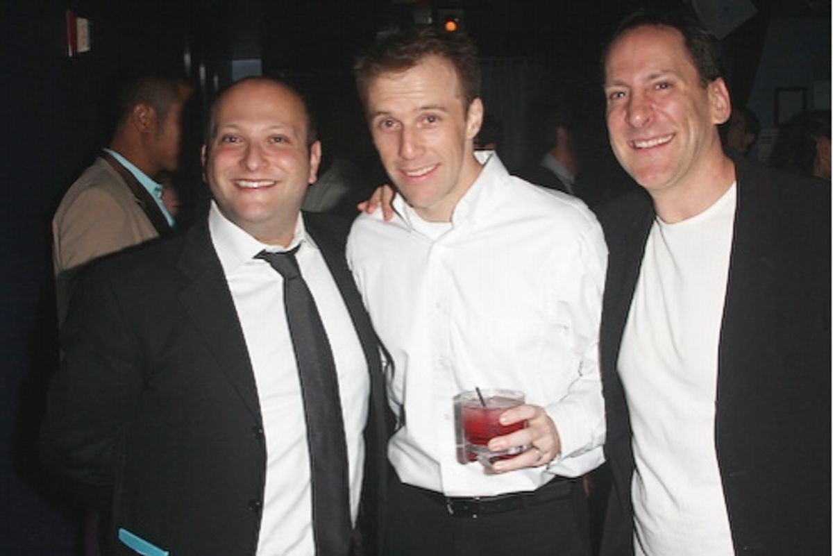Isaac Robert Hurwitz and guests at NYMF Celebrates Festival Close with 'Broadway Prom 2008'
