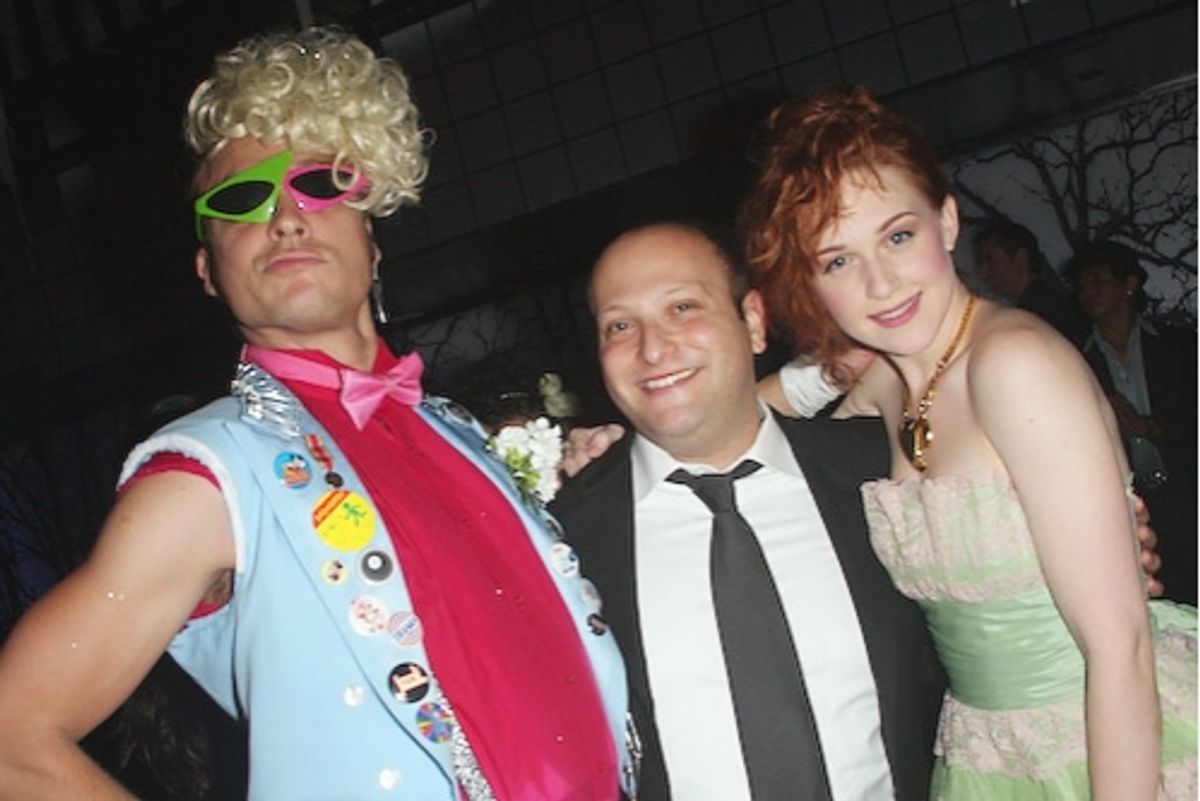 Chris Hall, Isaac Robert Hurwitz, and Celina Carvajal at NYMF Celebrates Festival Close with 'Broadway Prom 2008'