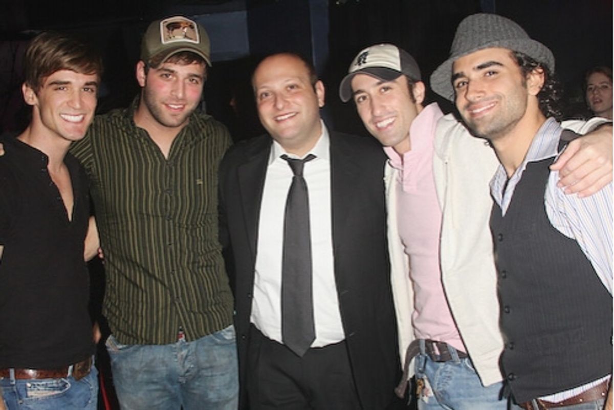 Isaac Robert Hurwitz with the Altar Boyz at NYMF Celebrates Festival Close with 'Broadway Prom 2008'