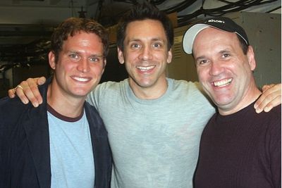 Steven Pasquale, Michael Berresse, and Larry Pressgrove
 Photo