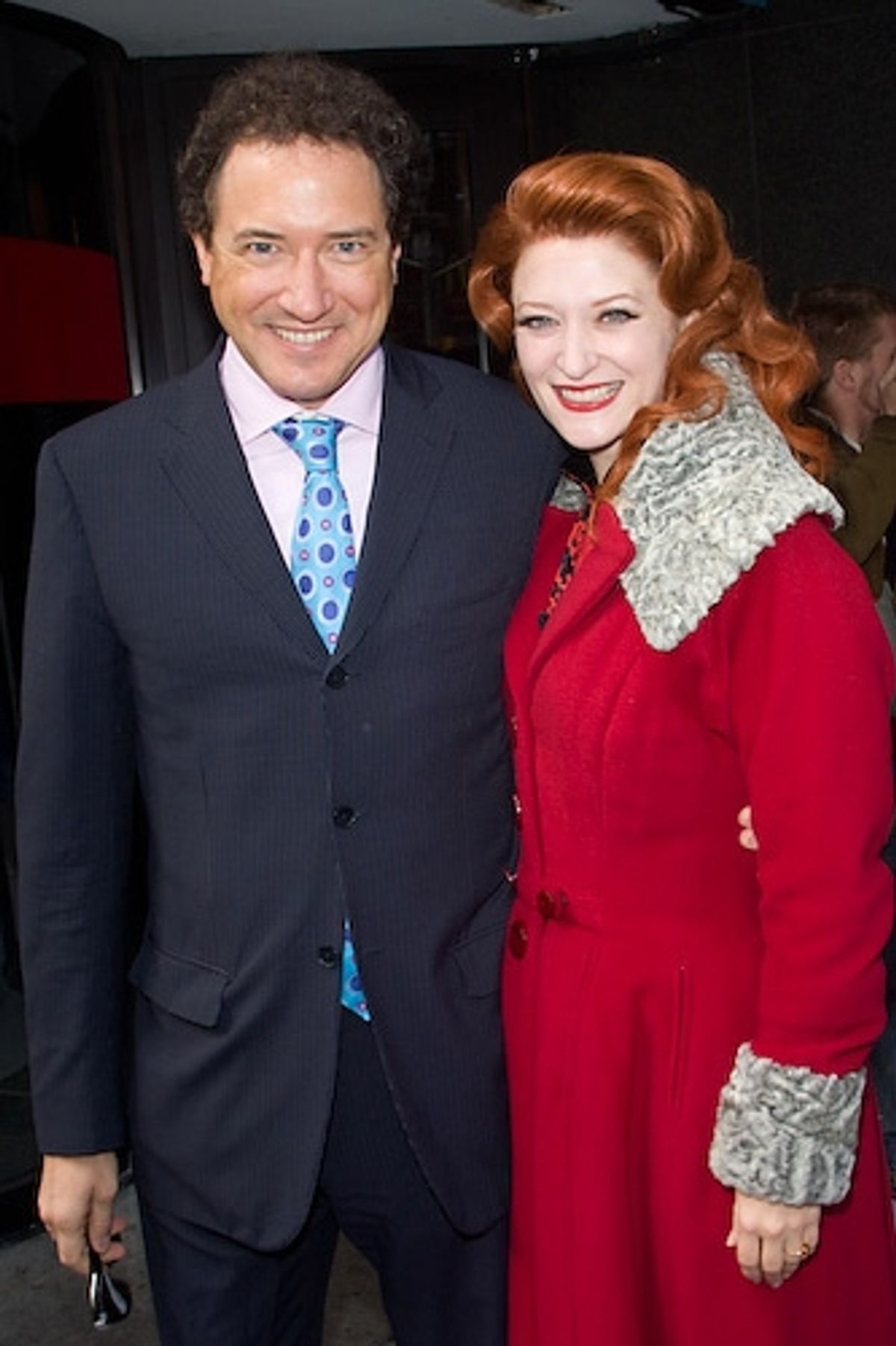 Producer Kevin McCollum and Kerry O'Malley at 