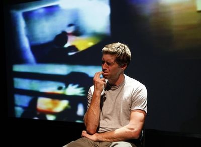Jesse Hooker in "Nail Biter" by Judith Thompson Photo