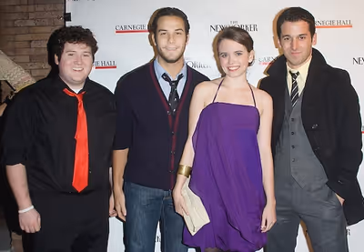 Brian Charles Johnson, Skylar Astin, Phoebe Strole, and Lannon Killea Photo