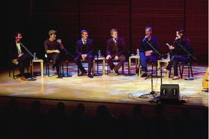 Lin-Manuel Miranda, Adam Shankman, Anthony Rapp, Jerry Mitchell, and Ana Gasteyer @ BroadwayWorld Lin-Manuel Miranda, Adam Shankman, Anthony Rapp, Jerry Mitchell, and Ana Gasteyer Photo