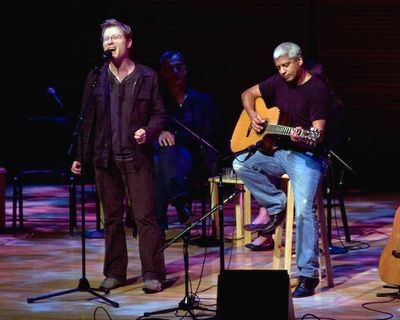 Anthony Rapp performs a song from his show "Without You"

 Photo