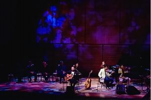 Duncan Sheik performs a song from his new musical "The Nightingale" Photo