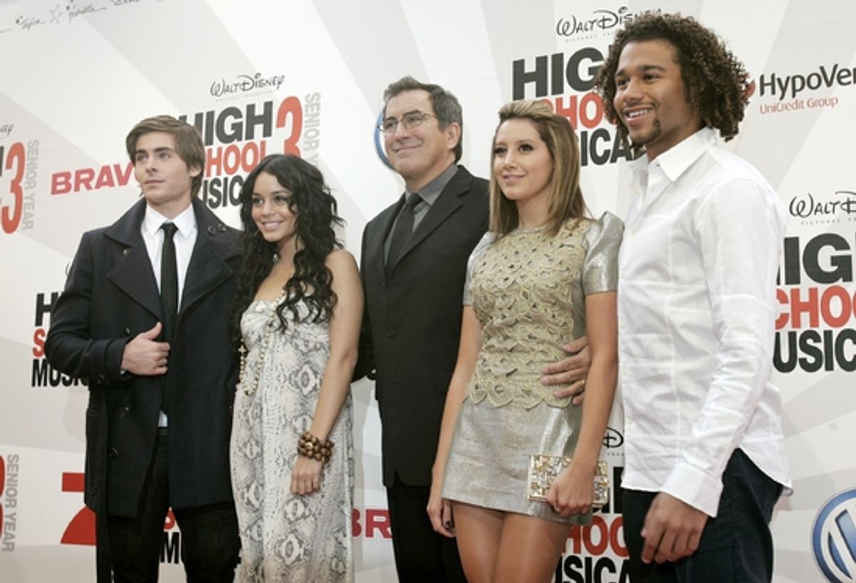 Zac Efron, Vanessa Hudgens, Kenny Ortega, Ashley Tisdale and Corbin Bleu at 