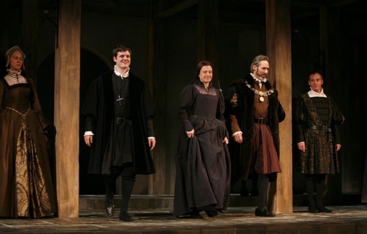 Patricia Hodges, Michael Esper, Hannah Cabell, Michel Gill and Peter Bradbury  at 