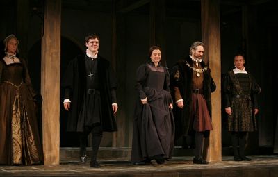 Patricia Hodges, Michael Esper, Hannah Cabell, Michel Gill and Peter Bradbury  Photo