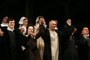 Michael Esper, Maryann Plunkett, Frank Langella and the Ensemble Photo