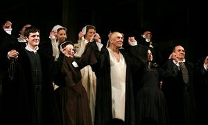 Michael Esper, Maryann Plunkett, Frank Langella and the Ensemble Photo