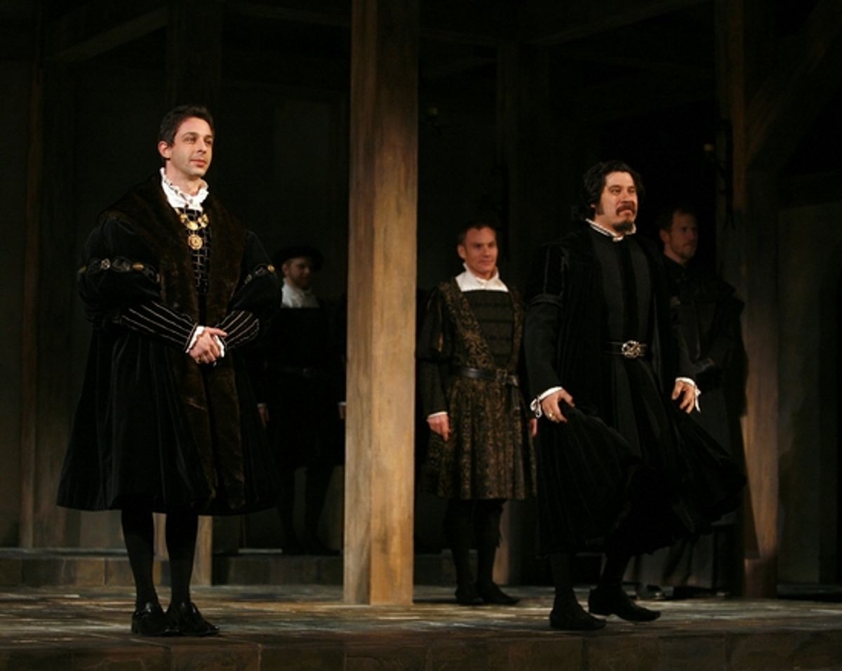 Jeremy Strong and Triney Sandoval at 