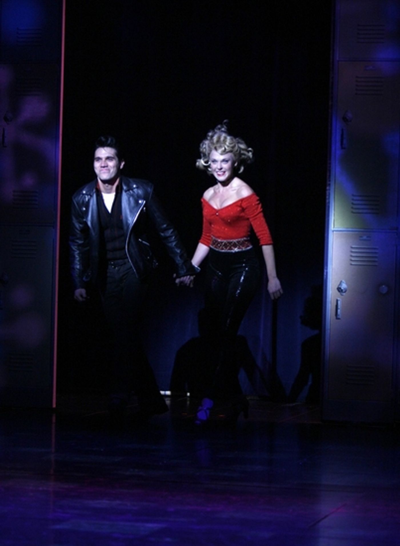 Photo Coverage: Olivia Newton-John Visits 'Grease' to Promote Breast Cancer Awareness  Image