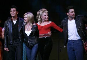 Derek Keeling, Olivia Newton-John, Ashley Spencer and Ace Young Photo
