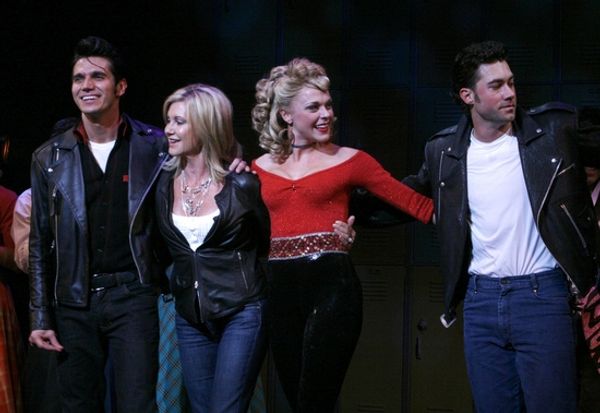 Derek Keeling, Olivia Newton-John, Ashley Spencer and Ace Young Photo