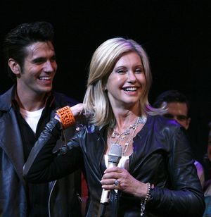 Derek Keeling and Olivia Newton-John Photo