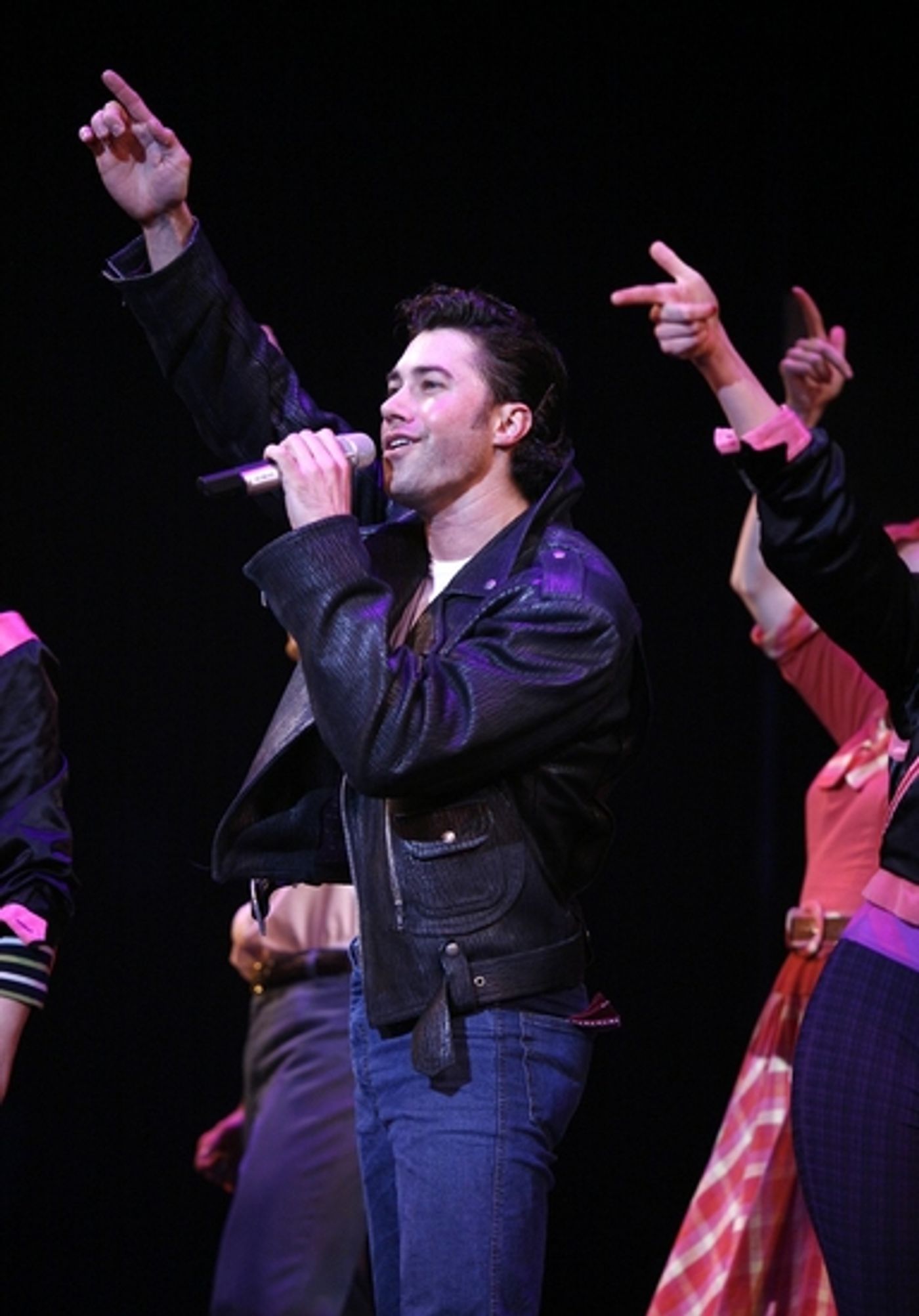 Photo Coverage: Olivia Newton-John Visits 'Grease' to Promote Breast Cancer Awareness  Image