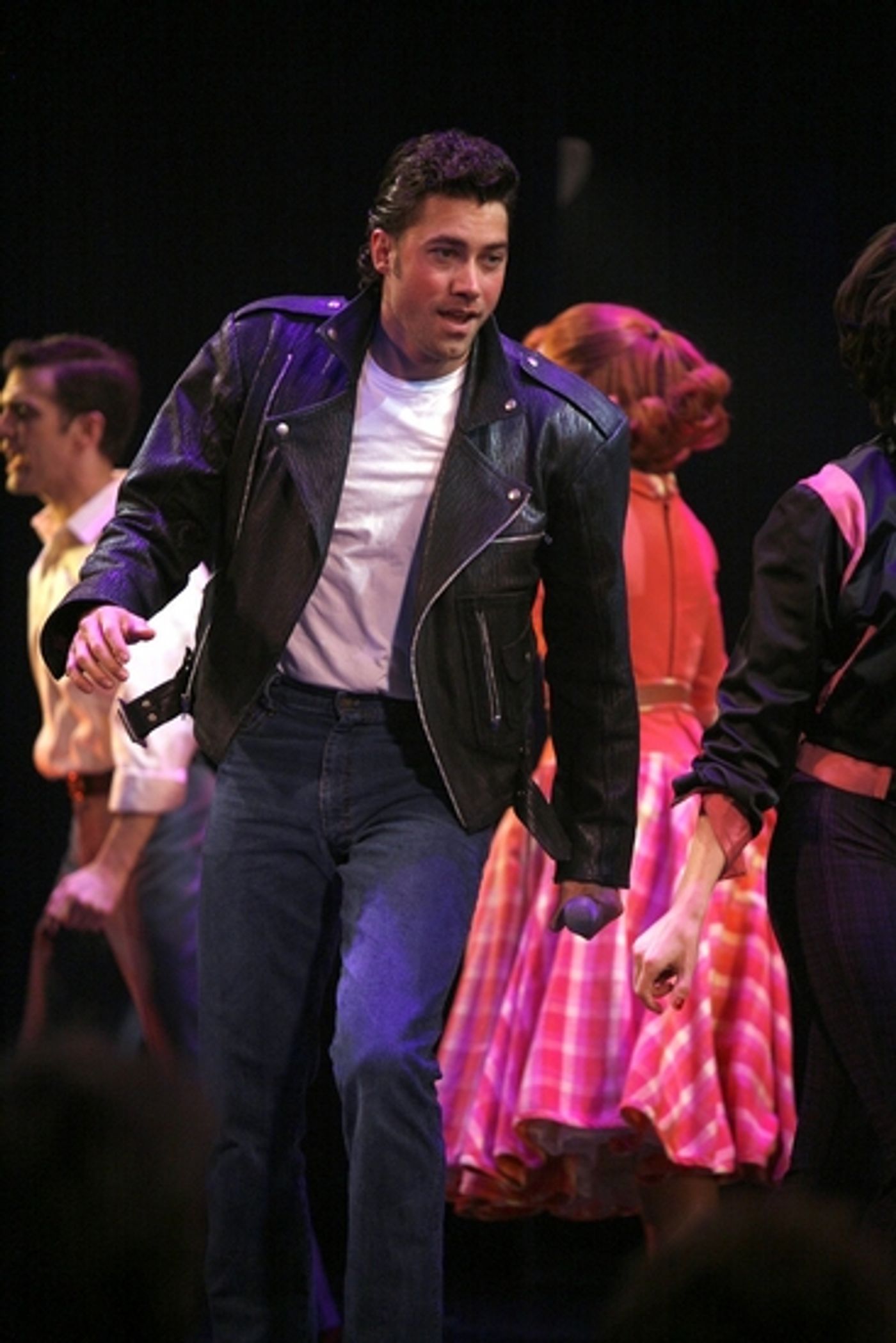 Photo Coverage: Olivia Newton-John Visits 'Grease' to Promote Breast Cancer Awareness  Image
