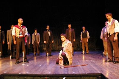 Josh Young and the ensemble Photo