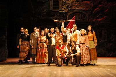 Josh Tower and the ensemble Photo