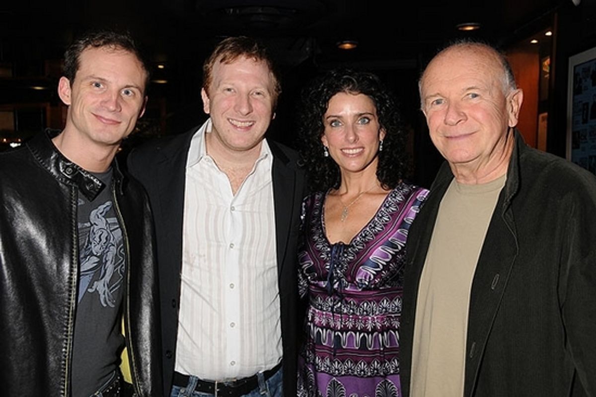Jeff Bowen, Hunter Bell, Sandra Coudert and Terrence McNally at 