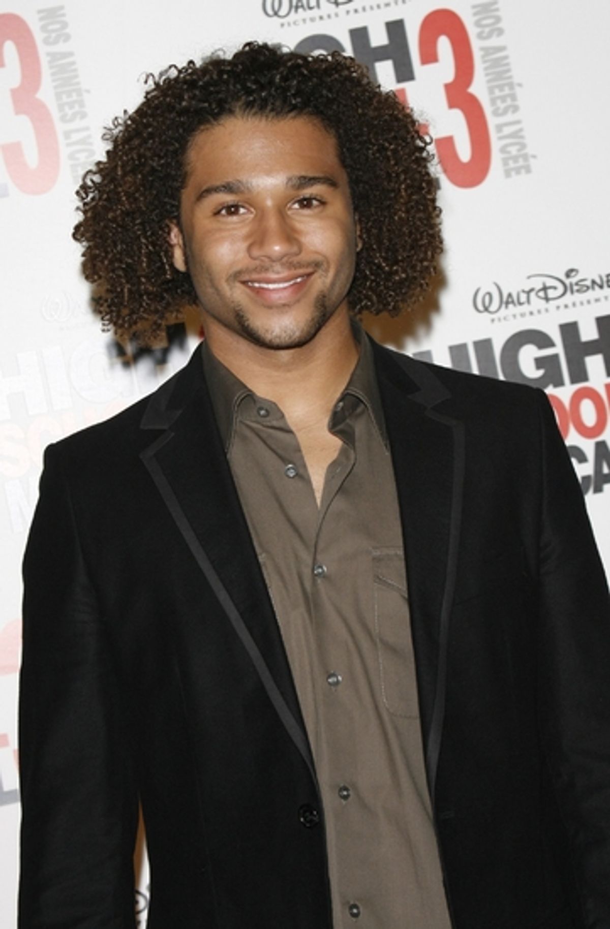 Corbin Bleu at High School Musical 3 Opens in Paris, France