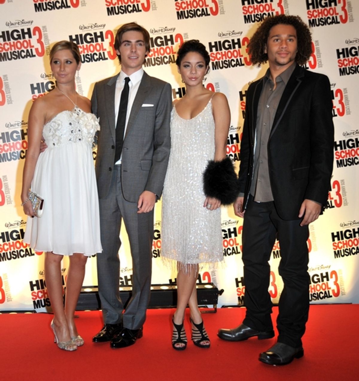 Ashley Tisdale, Zac Efron, Vanessa Hudgens and Corbin Bleu at 