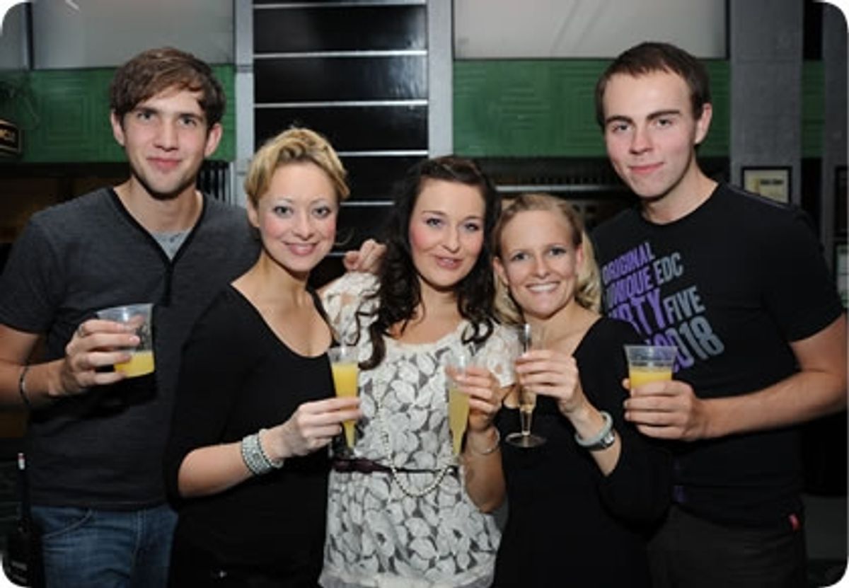 Paul Turner, Sabrina Carter, Chloe Taylor, Pippa Lloyd, Adam Caddy at 