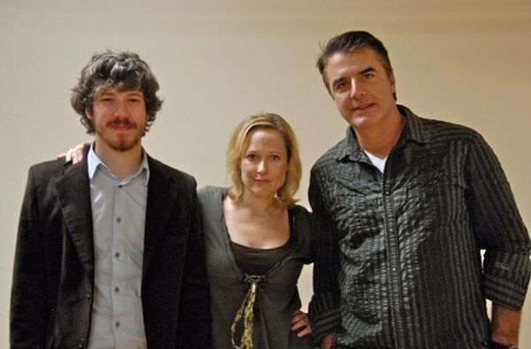 John Gallagher, Jr., Kate Blumberg and Chris Noth Photo