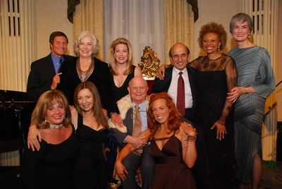 Producer Bill Haber, Betty Buckley, Marin Mazzie, Joel Klein, Leslie Uggams, Broadway Photo