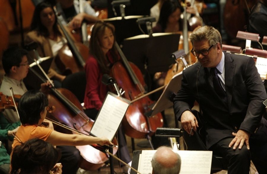 Photo Coverage: Alec Baldwin's NY Philharmonic Rehearsal Image