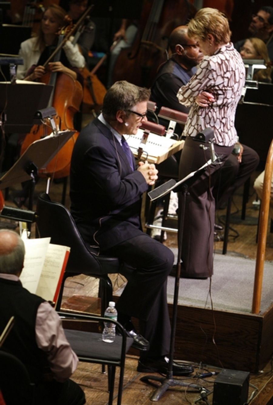 Photo Coverage: Alec Baldwin's NY Philharmonic Rehearsal Image