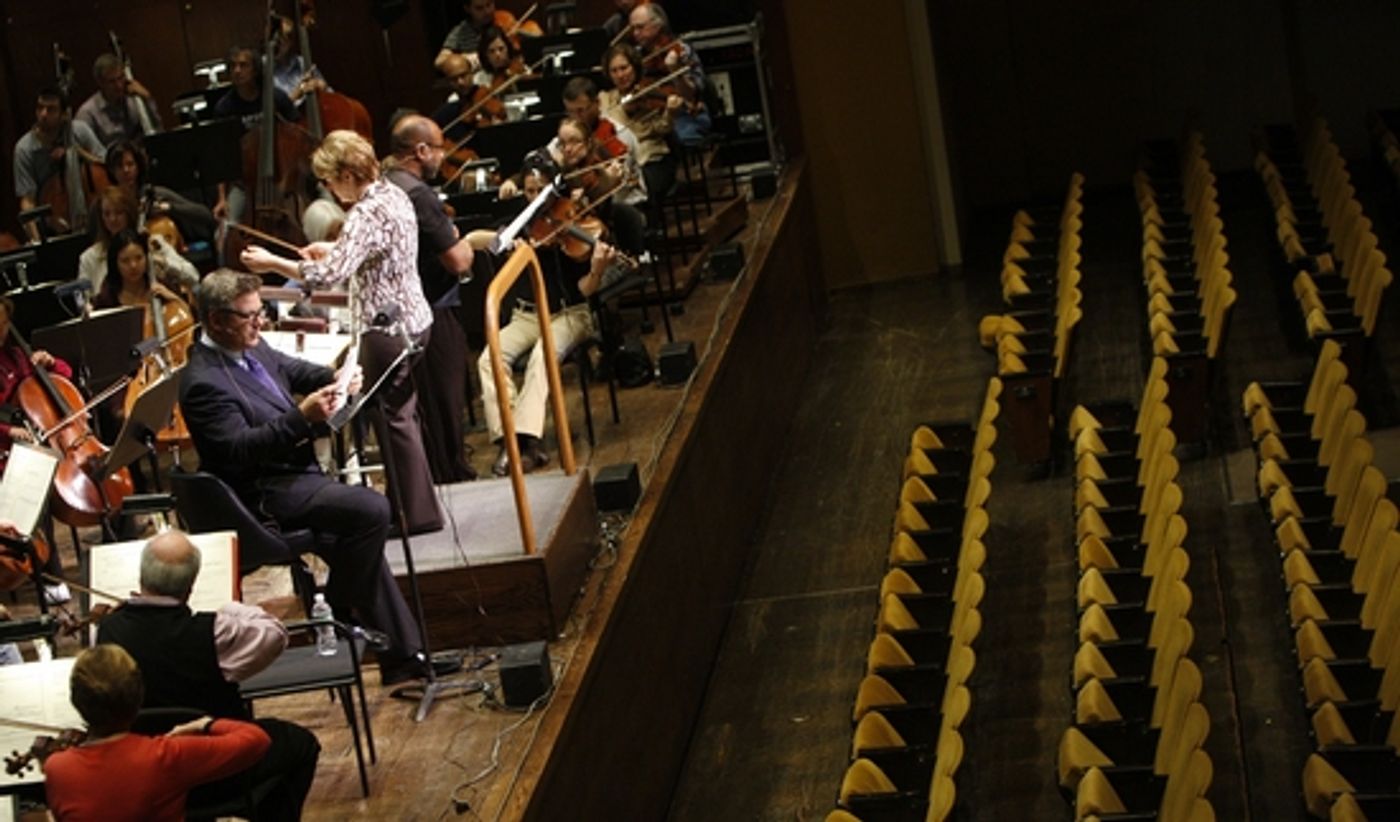 Photo Coverage: Alec Baldwin's NY Philharmonic Rehearsal Photo Coverage: Alec Baldwin's NY Philharmonic Rehearsal Image